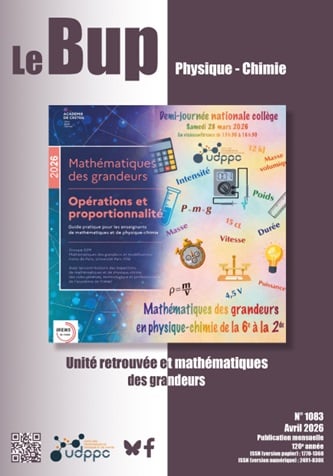 Le Bup physique-chimie d’avril est paru