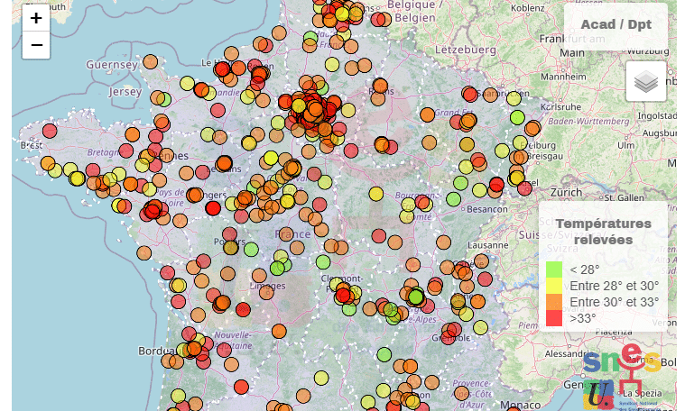Fortes chaleurs : une cartographie de l’état des établissements scolaires