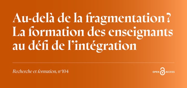 Un webinaire sur la formation des enseignants