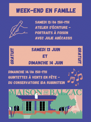 Portraits, quintettes et jardin : la Maison de Balzac fait la fête