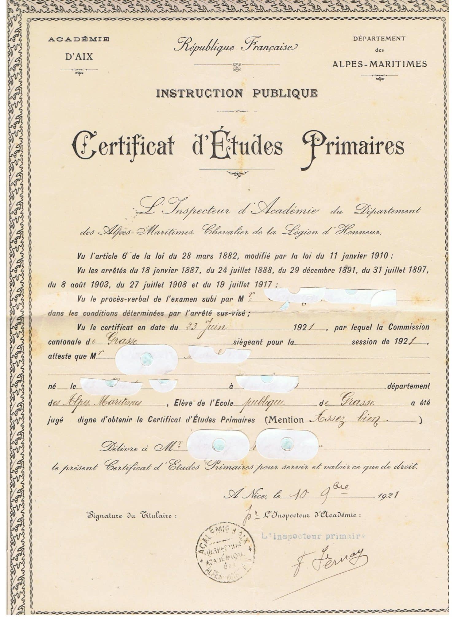 Le certificat d’études primaires : 20 août 1866 vs 25 août 2026