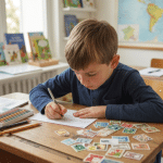 Faire goûter aux élèves l’écriture plaisir à travers la correspondance entre classes, avec « J’écris, Je timbre »