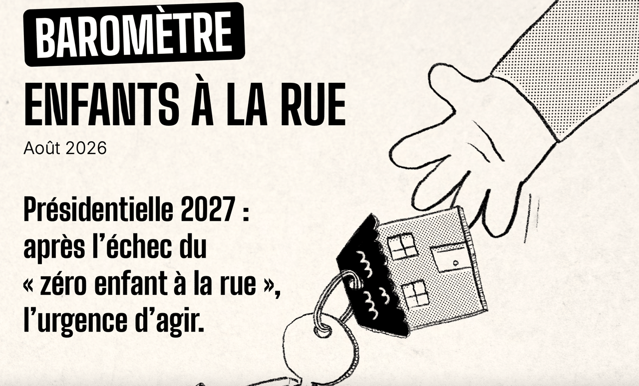 2 355 enfants à la rue à la veille de la rentrée : une hausse de 22% depuis 2022