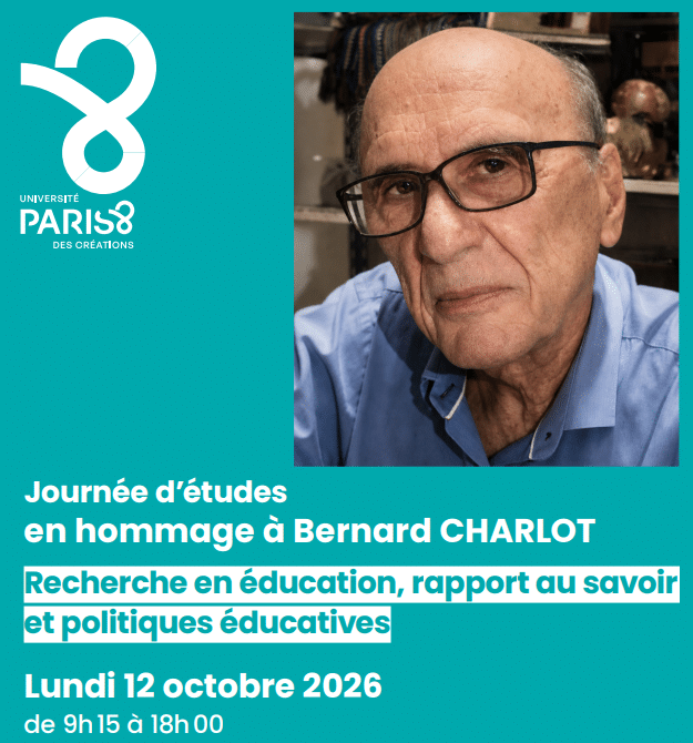 Journée d’études en hommage à Bernard CHARLOT