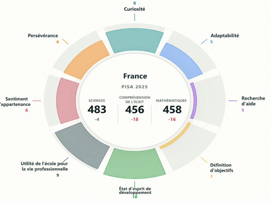 PISA 2025 : compréhension de l’écrit des garçons, rôle des familles, enseignants… ce que l’enquête dit du rapport aux apprentissages