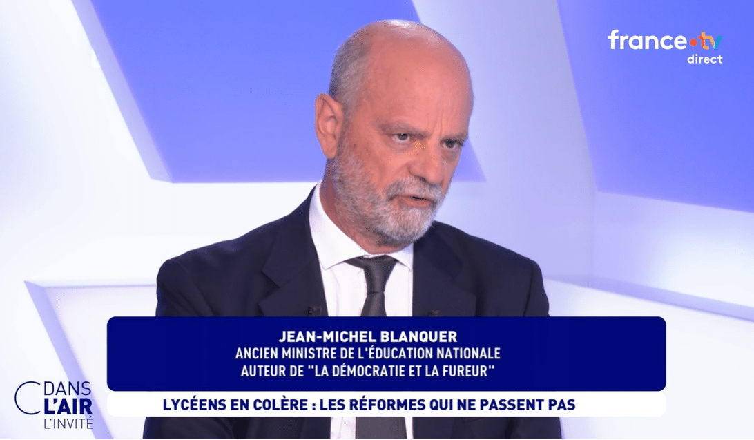 Lycéens en colère : Blanquer persiste et signe