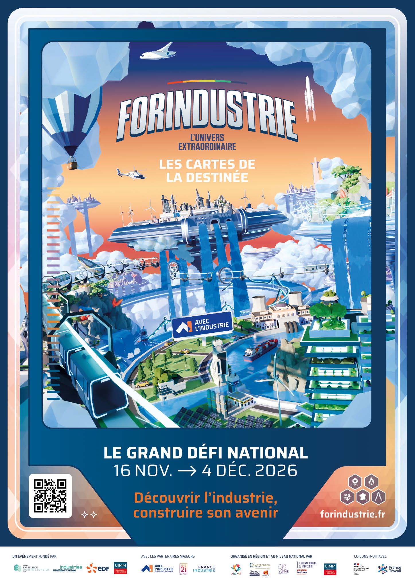 Des métiers, des parcours, des rencontres : l’industrie à portée de vos classes